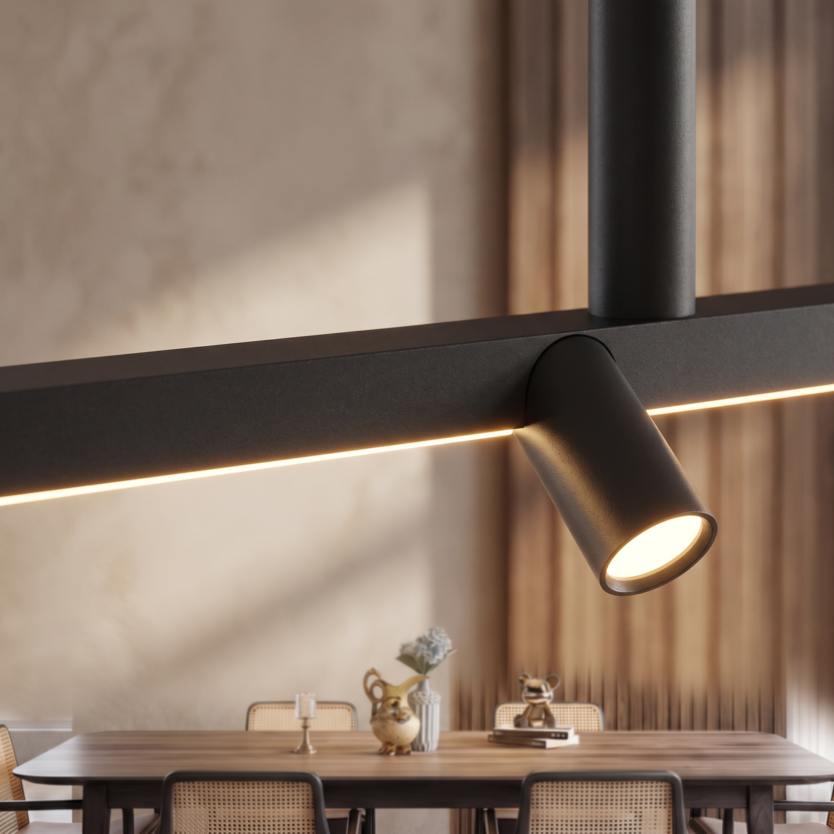 Arden Linear LED Pendant – Material detail