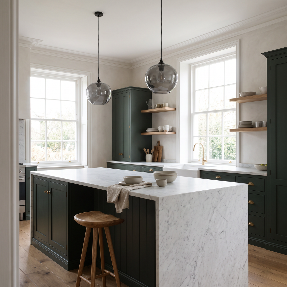 Halden Smoked Glass Pendant – Daylight