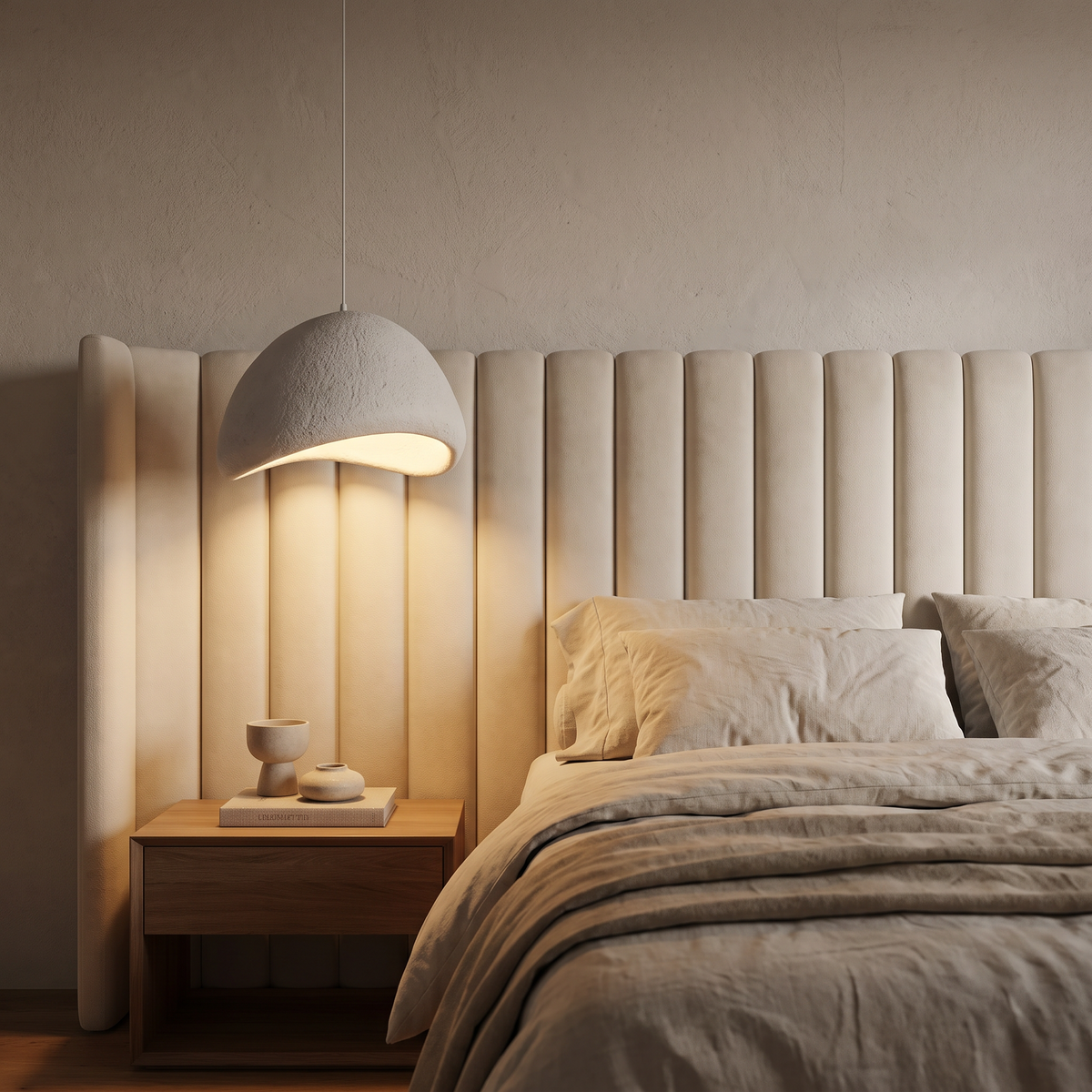 Kumo Organic Pendant Light – Bedroom