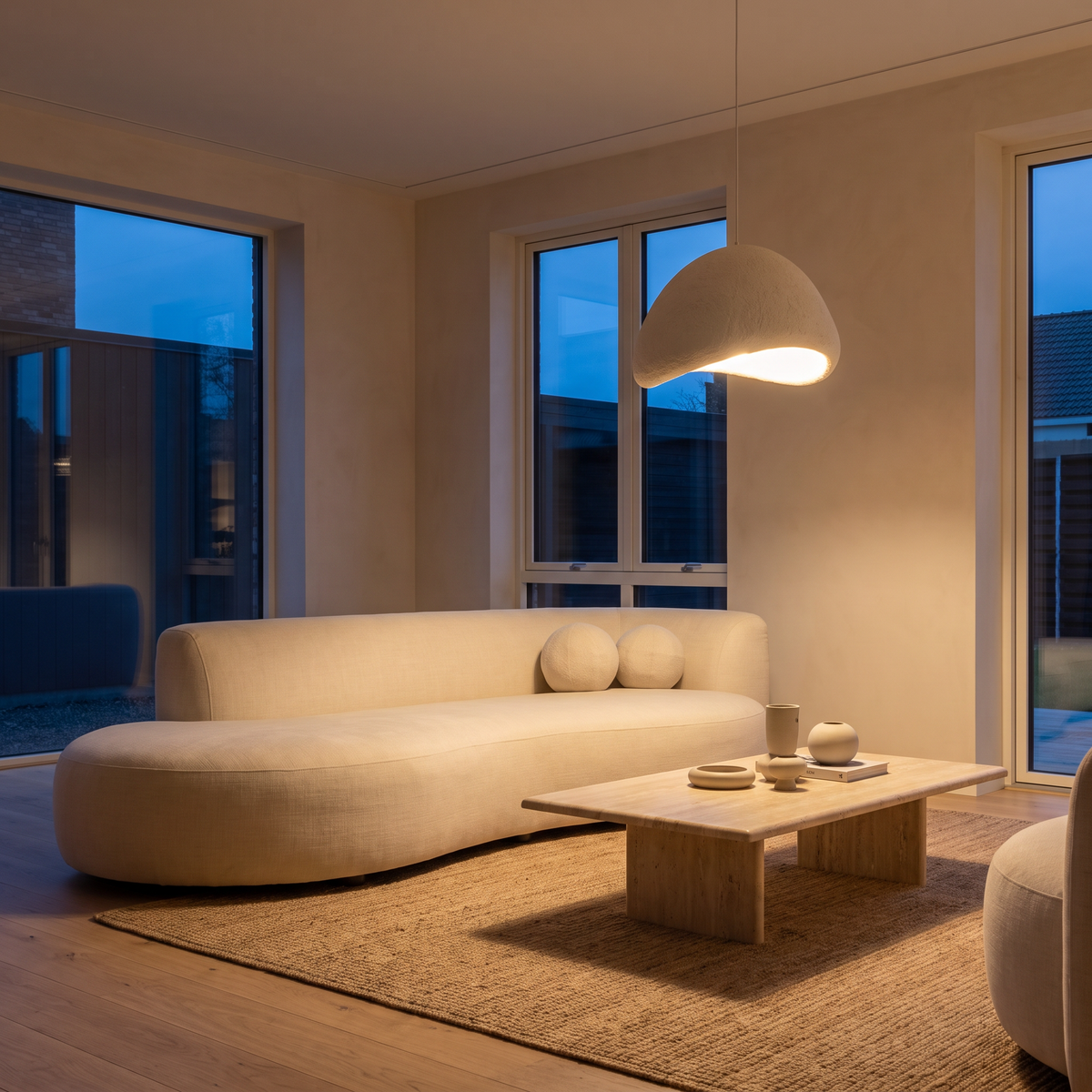 Kumo Organic Pendant Light – Living room